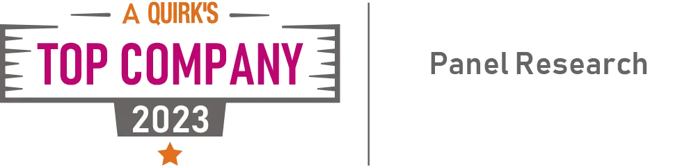 Quirk's Top Company 2023 — Panel Research