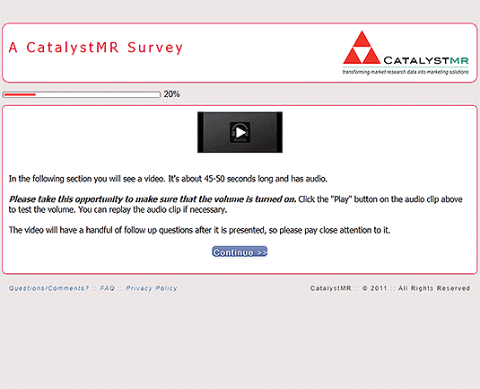 Survey Video Image
